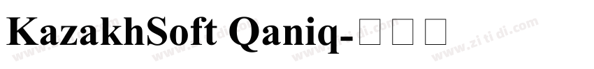 KazakhSoft Qaniq字体转换 KazakhSoft Qaniq字体转换